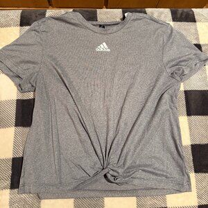 Adidas Gray Women's Athletic Top